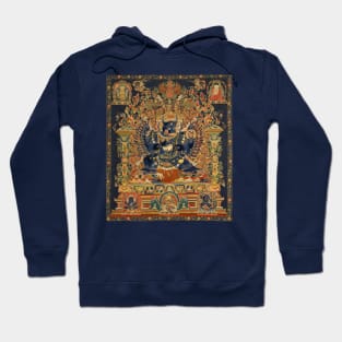 The Deity Vajrabhairava, Tantric Form of the Bodhisattva Manjushri Hoodie